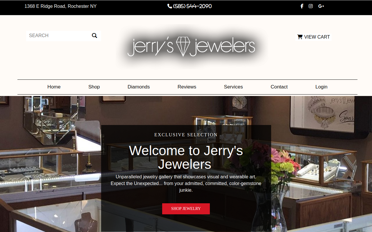 Jerry's Jewelry & Pawn website preview