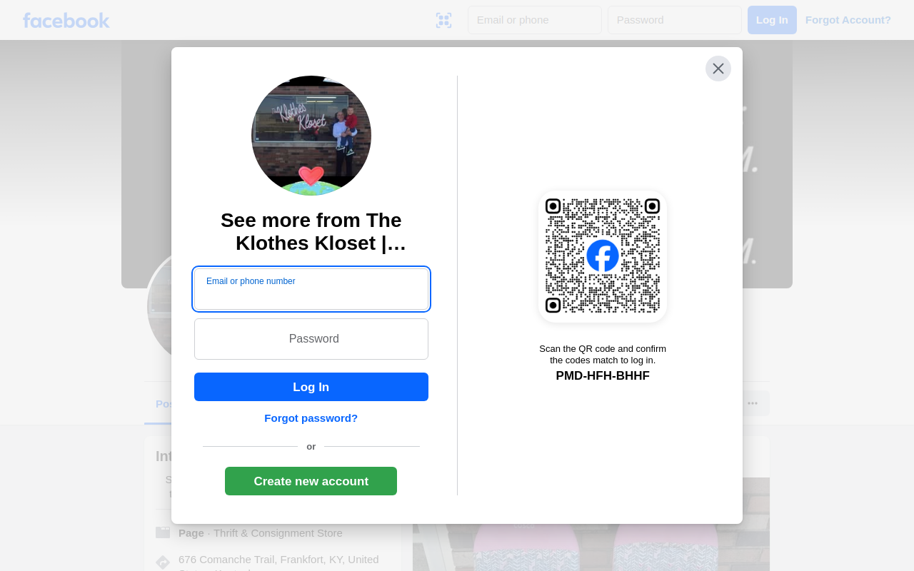 The Klothes Kloset website preview