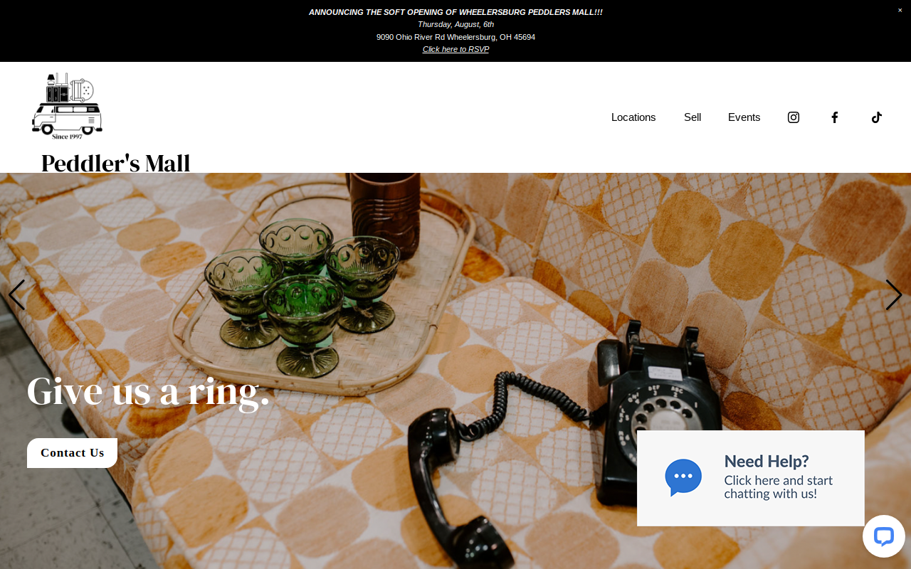 A&D Vintage and Crafts website preview