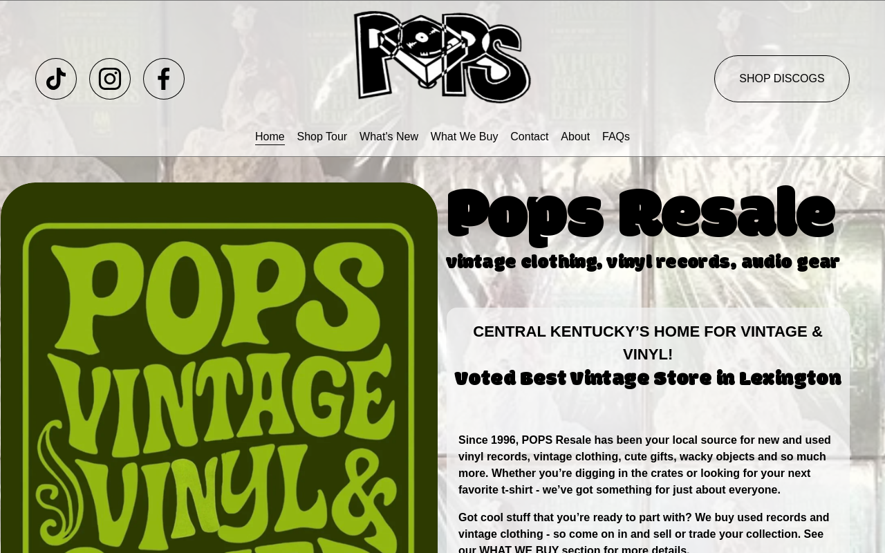 POPS Resale Lexington website preview