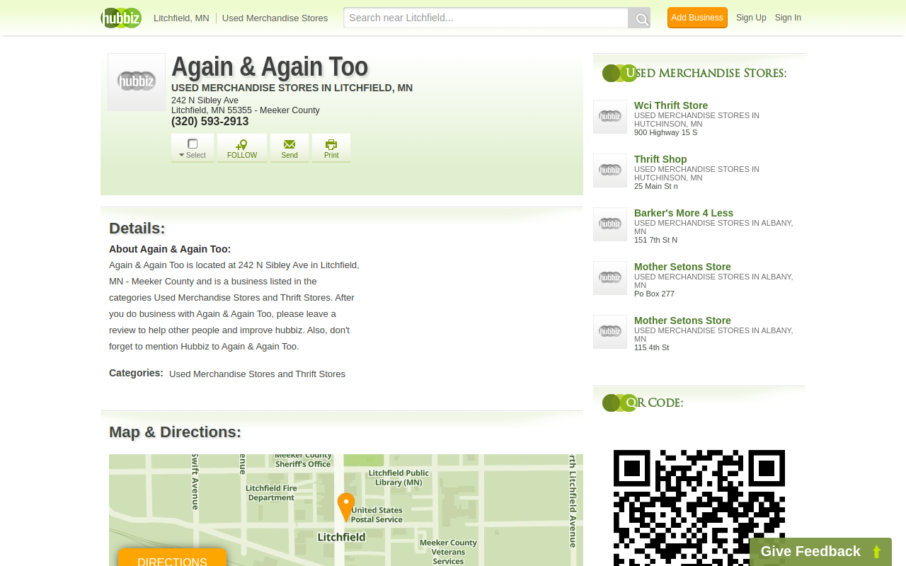 Again and Again Too website preview