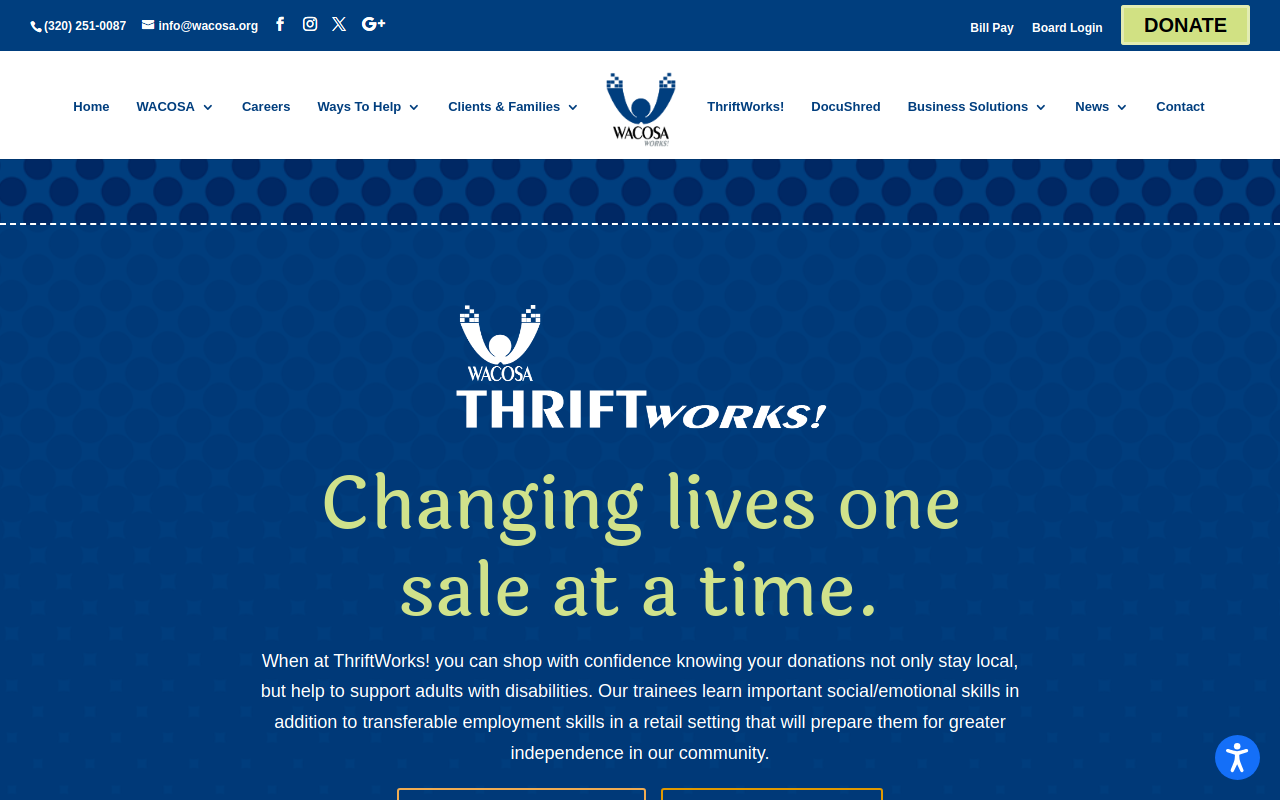ThriftWorks website preview