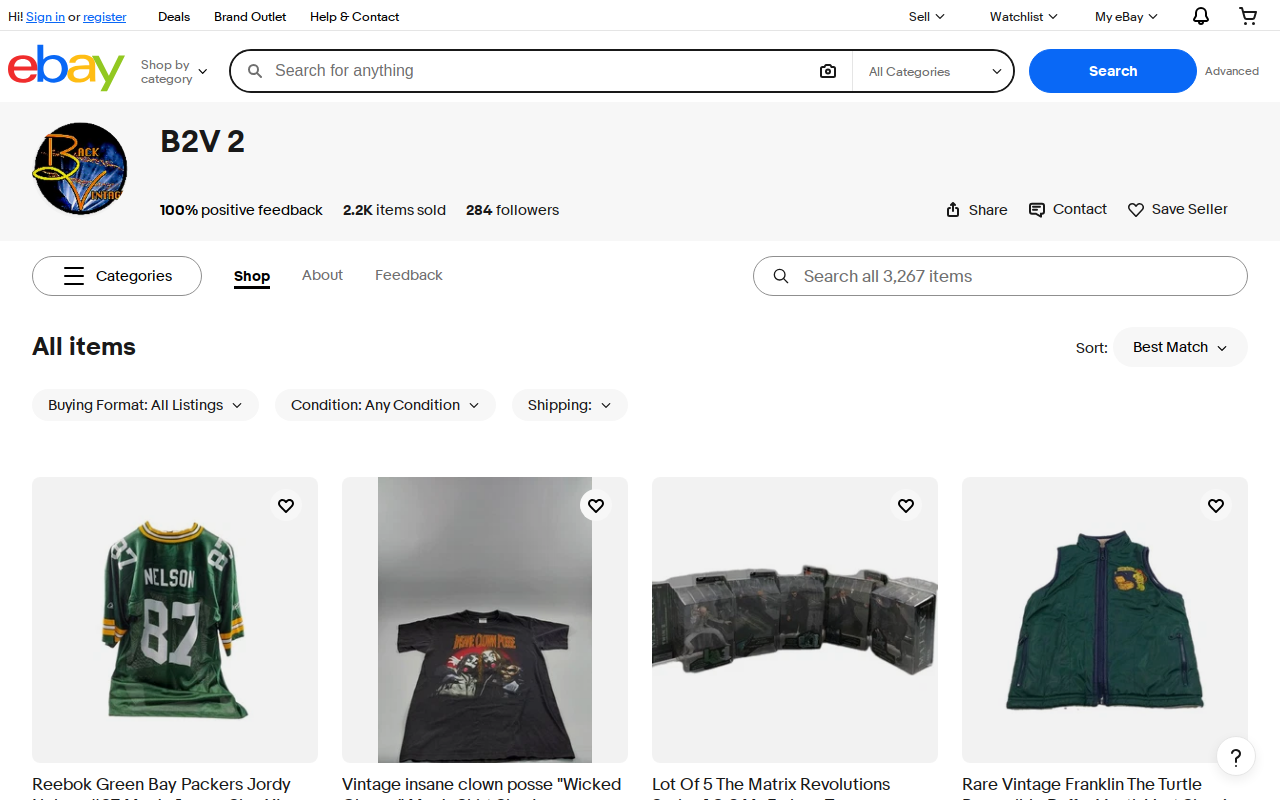 Back to Vintage website preview