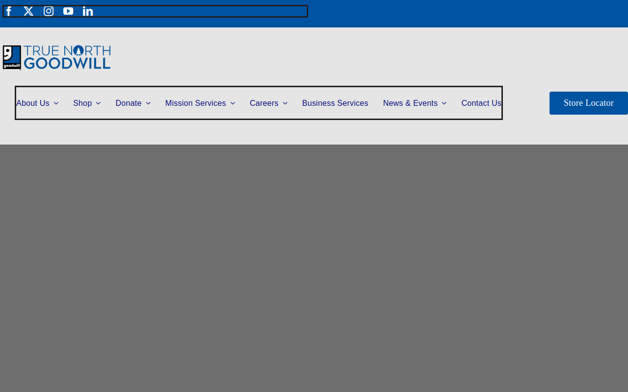 Goodwill - Brainerd website preview