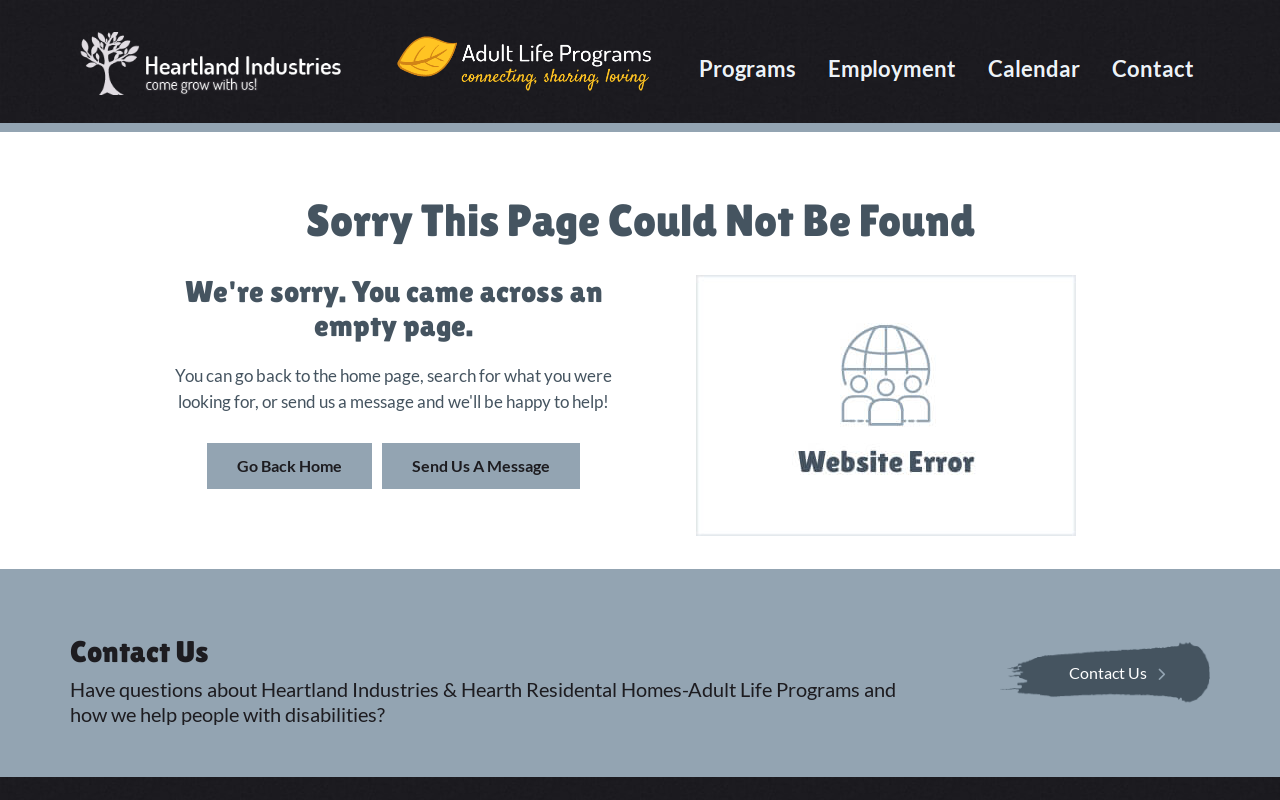 Heartland Industries website preview