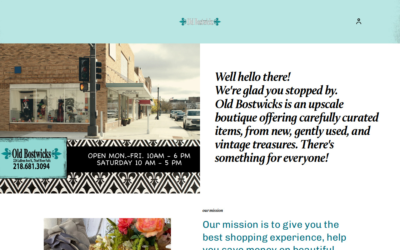 Old Bostwicks website preview