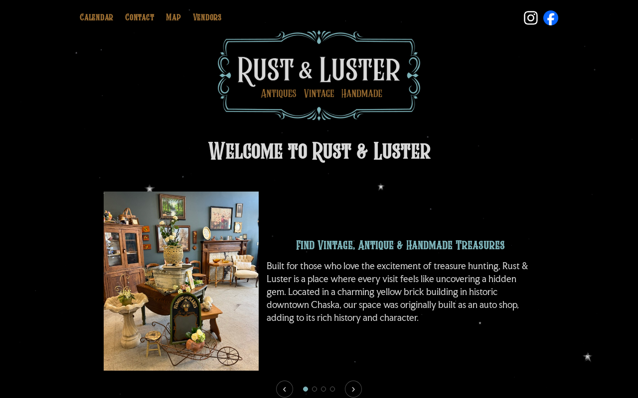 Rust & Luster website preview