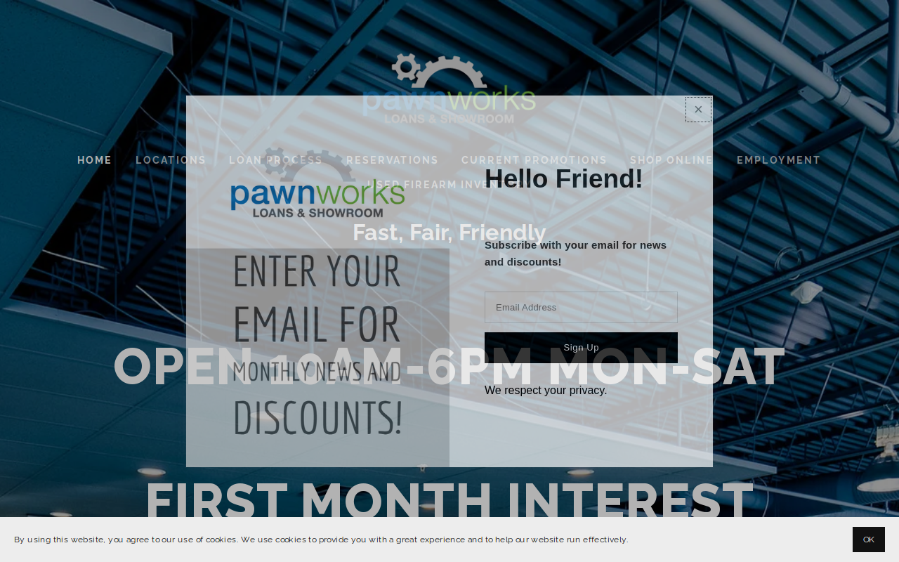 PawnWorks Burnsville website preview