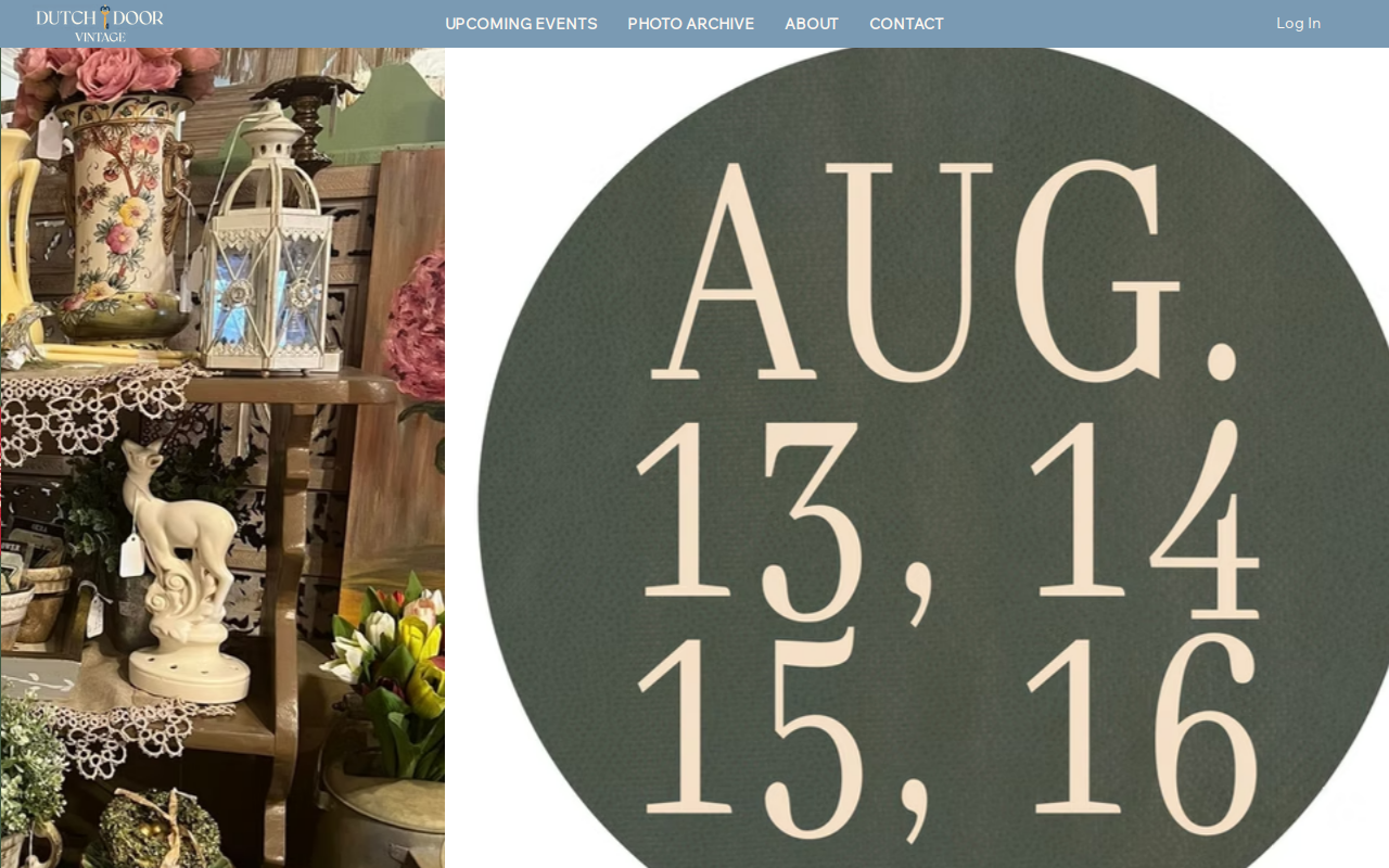 Dutch Door Vintage website preview