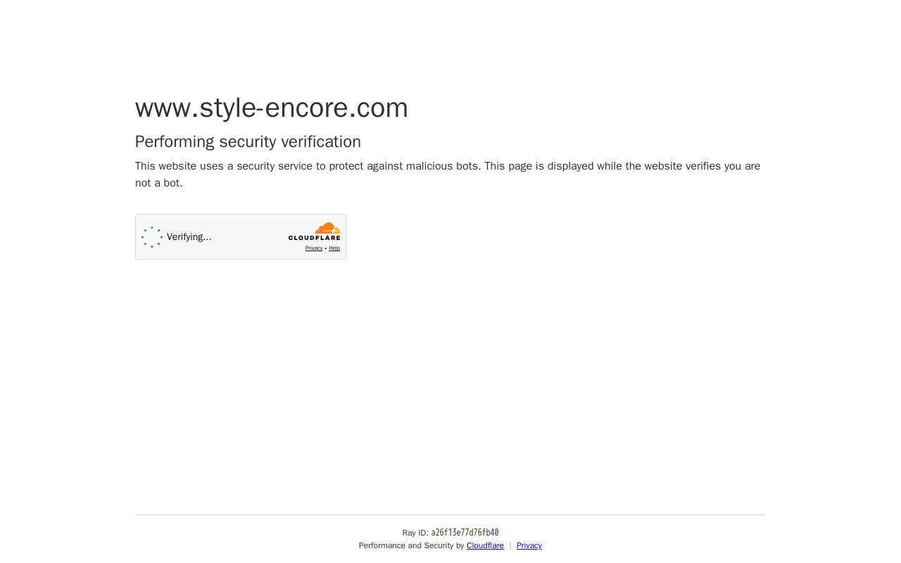 Style Encore website preview