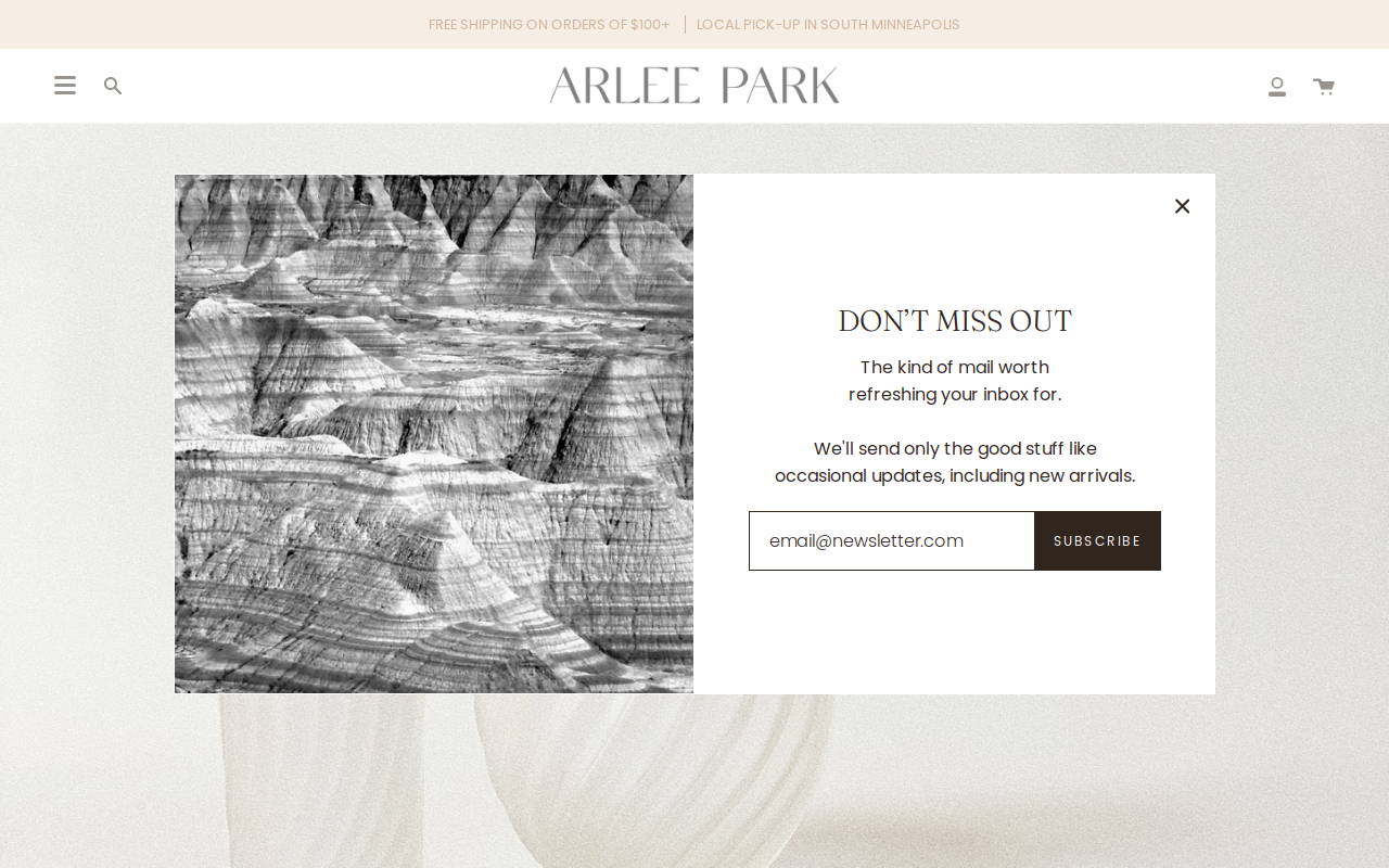 Arlee Park website preview