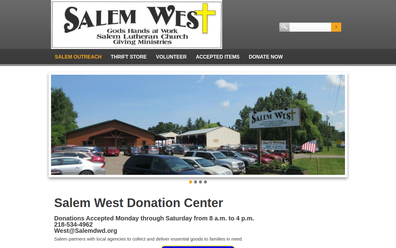 The Mustard Seed of Deerwood Thrift and Gifts website preview