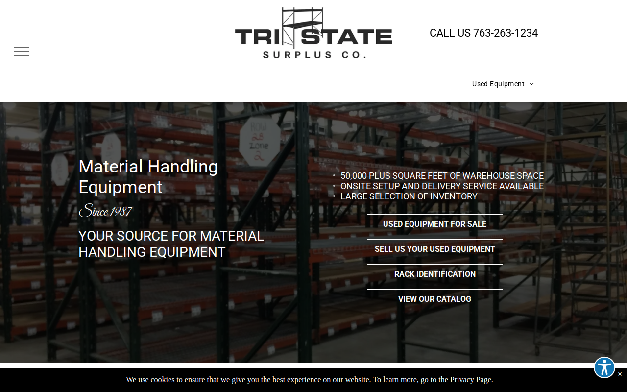 Tri State Surplus Co. website preview