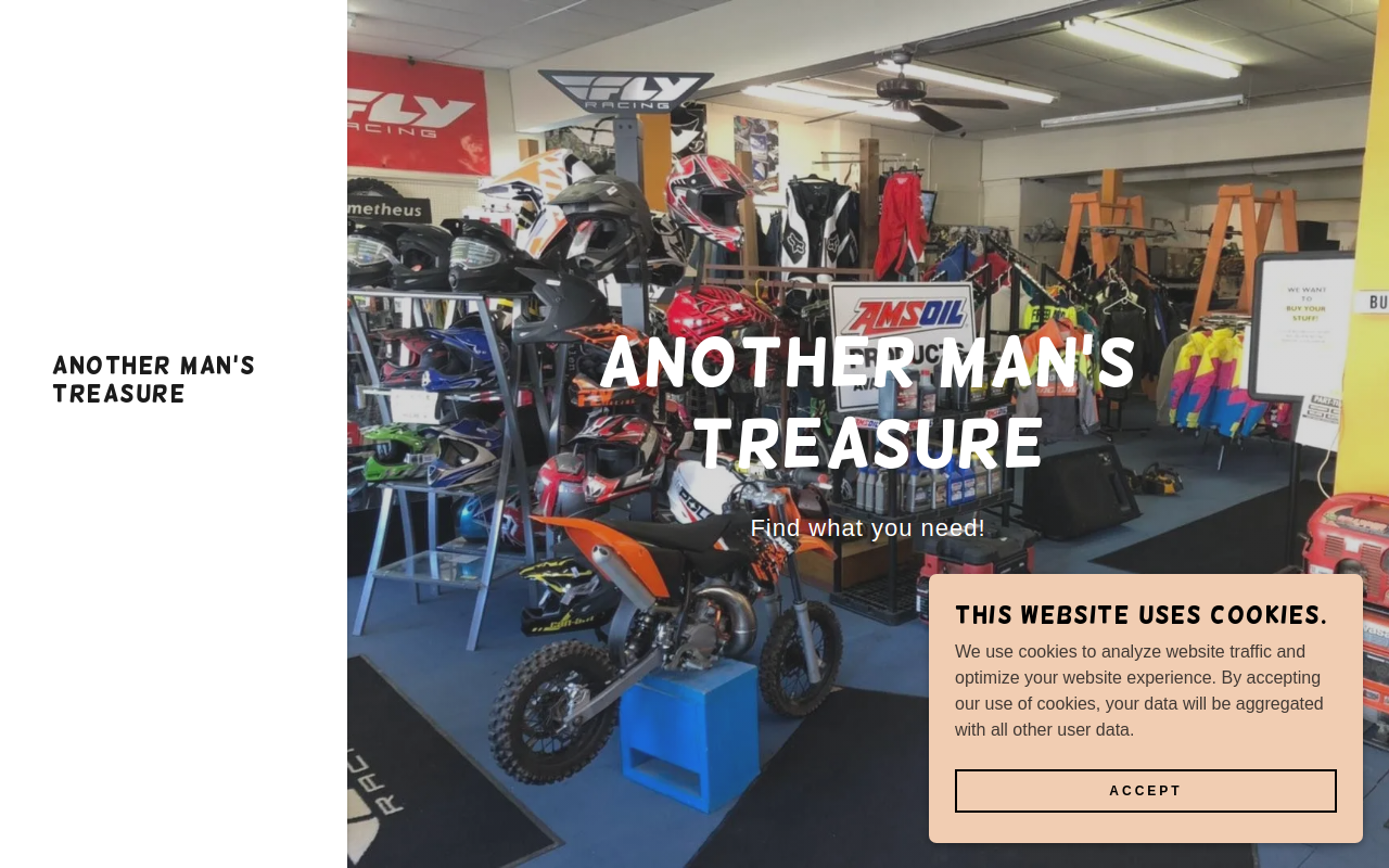 Another Man's Treasure website preview