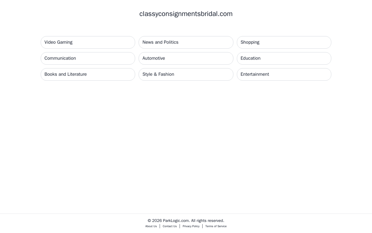 Classy Consignments website preview