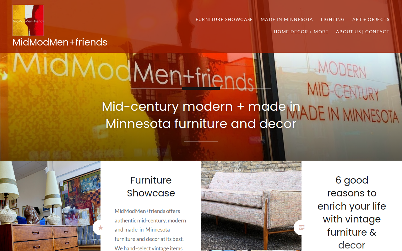 MidModMen website preview