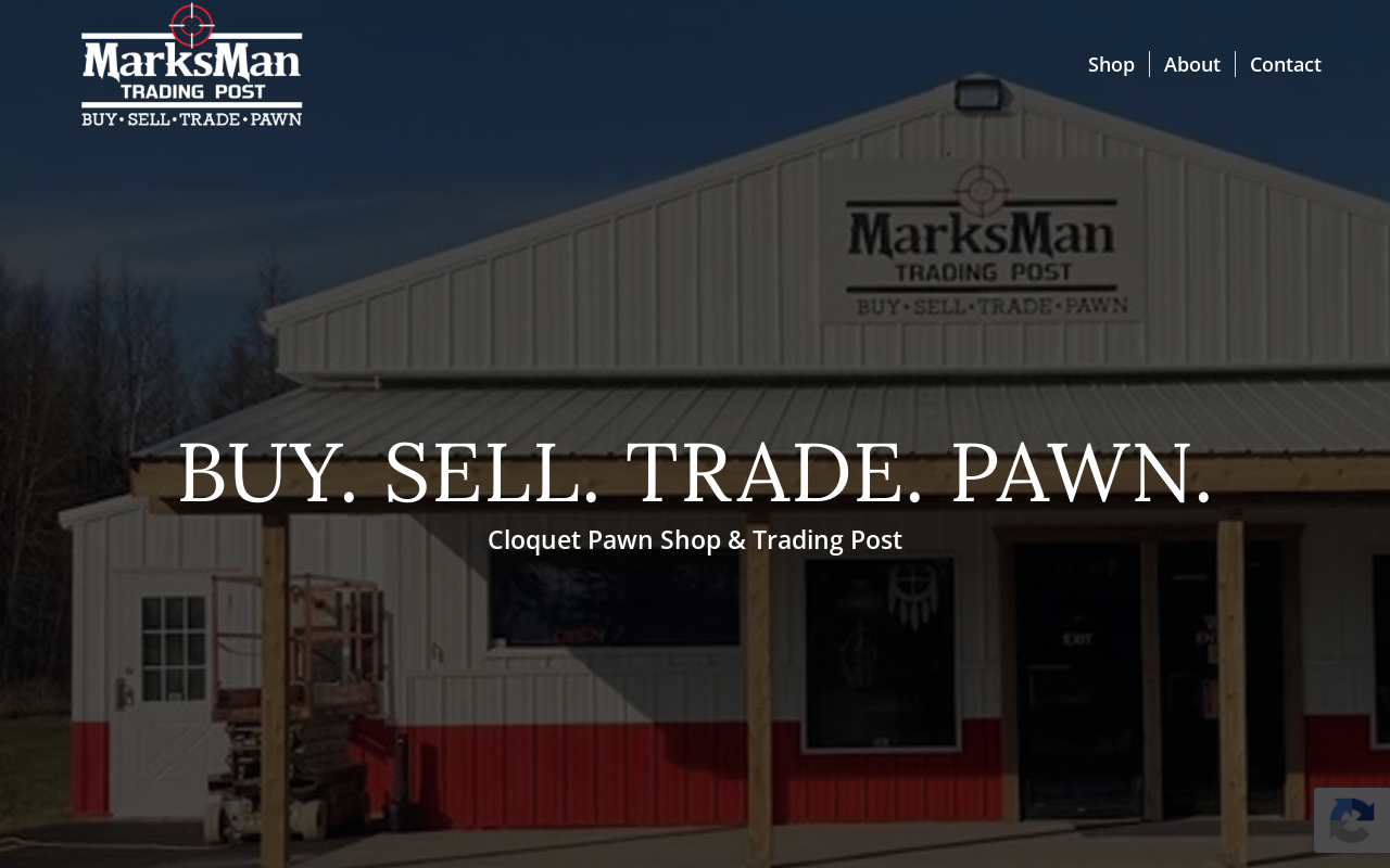 Marksman Trading post website preview