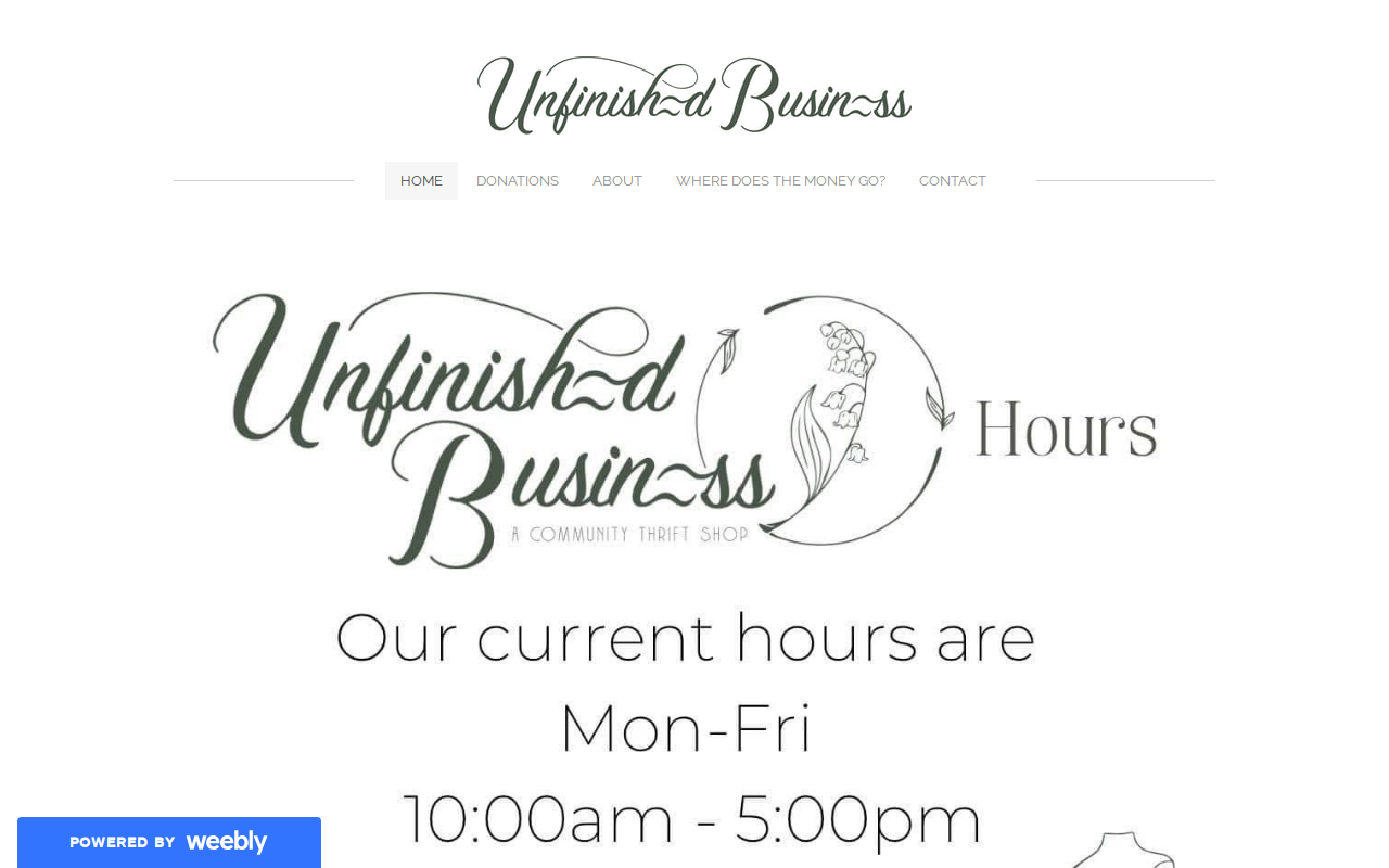 Unfinished Business website preview