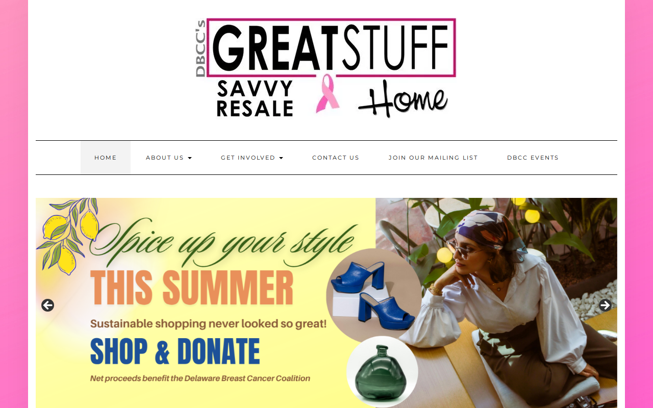 Great Stuff website preview