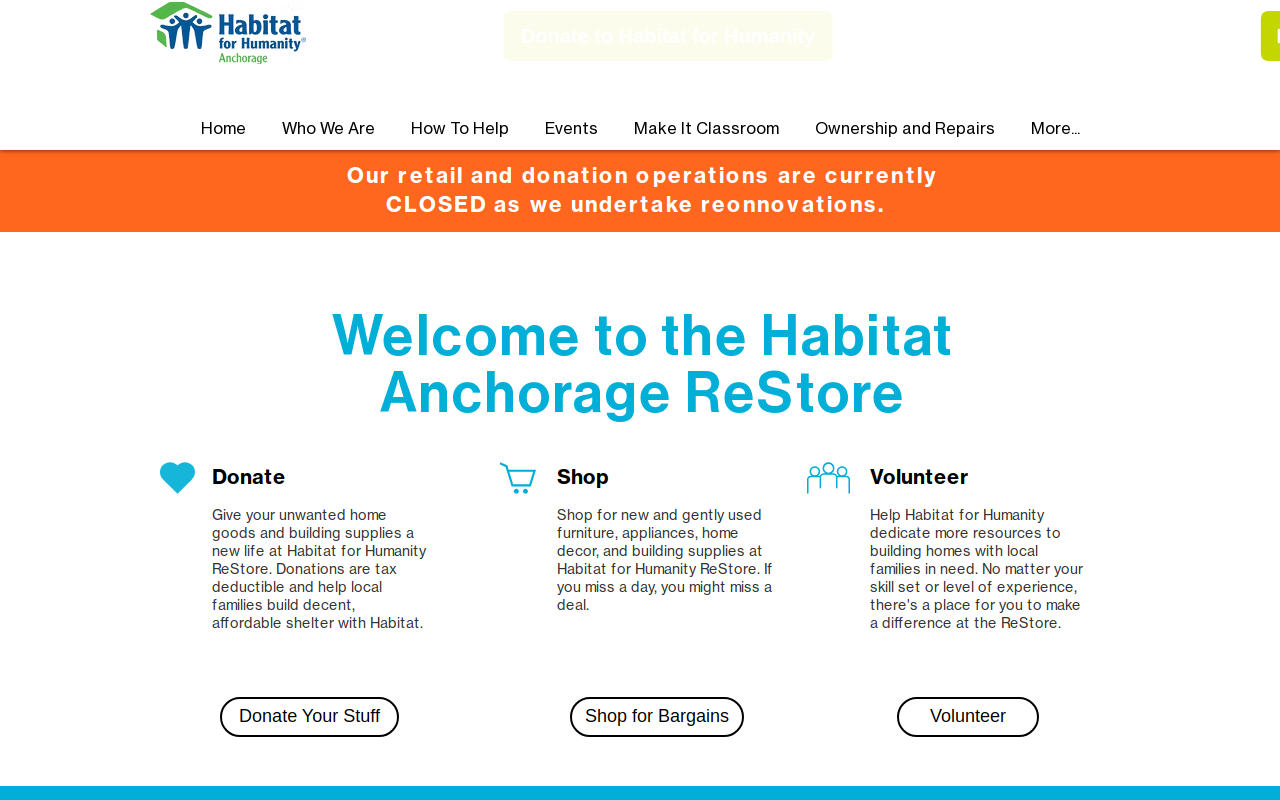 ReStore website preview