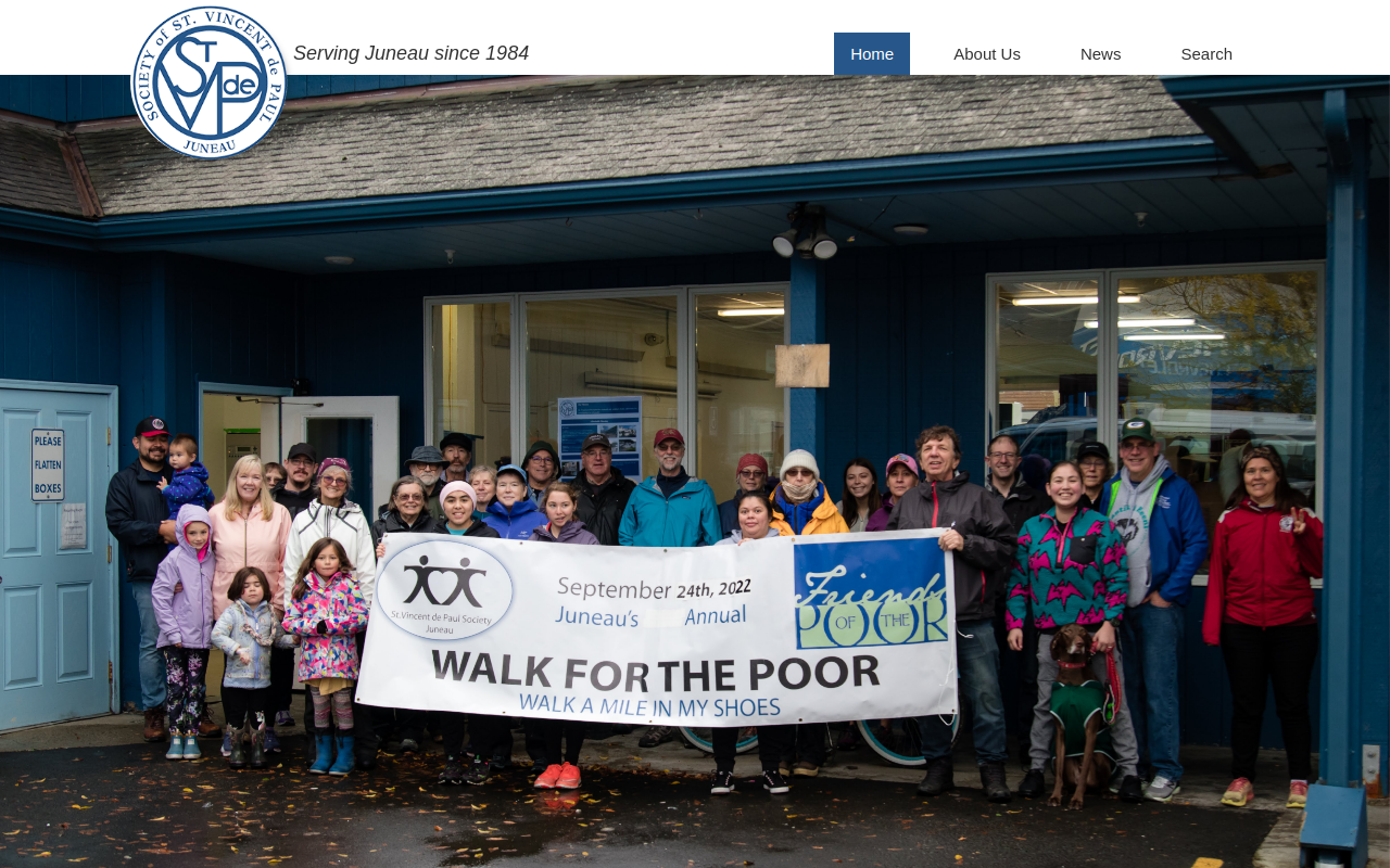 St Vincent De Paul website preview