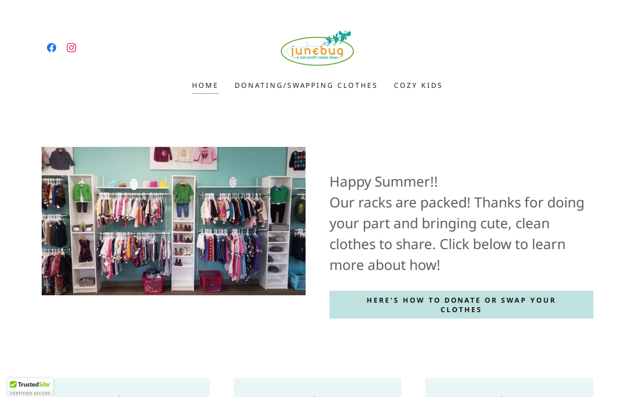Junebug website preview