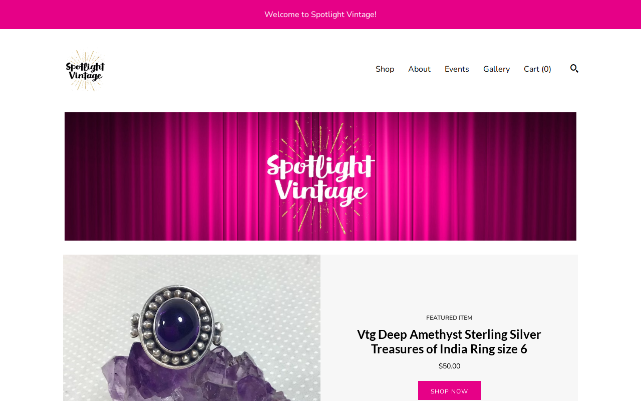 Spotlight Vintage website preview