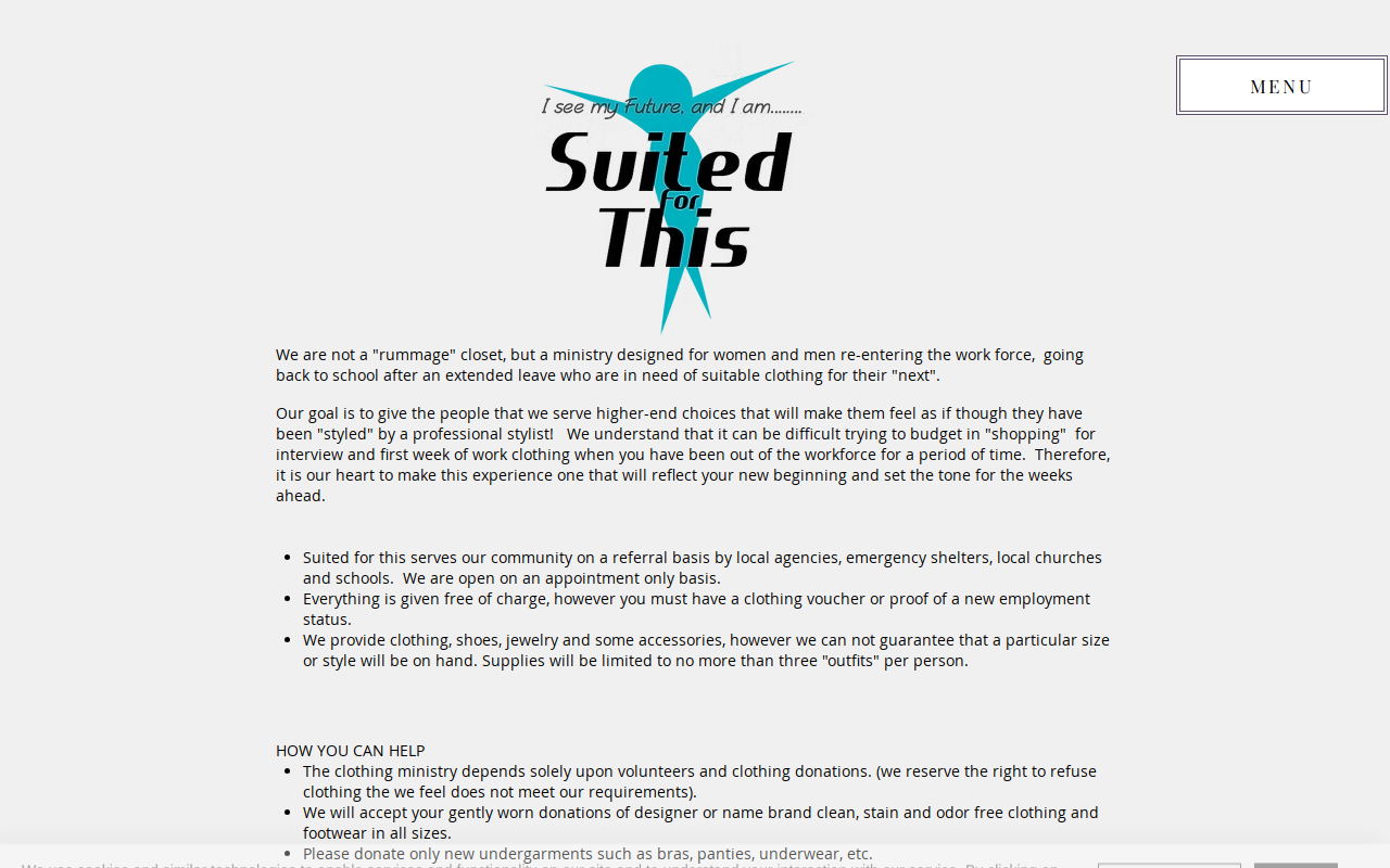 Suited For This website preview