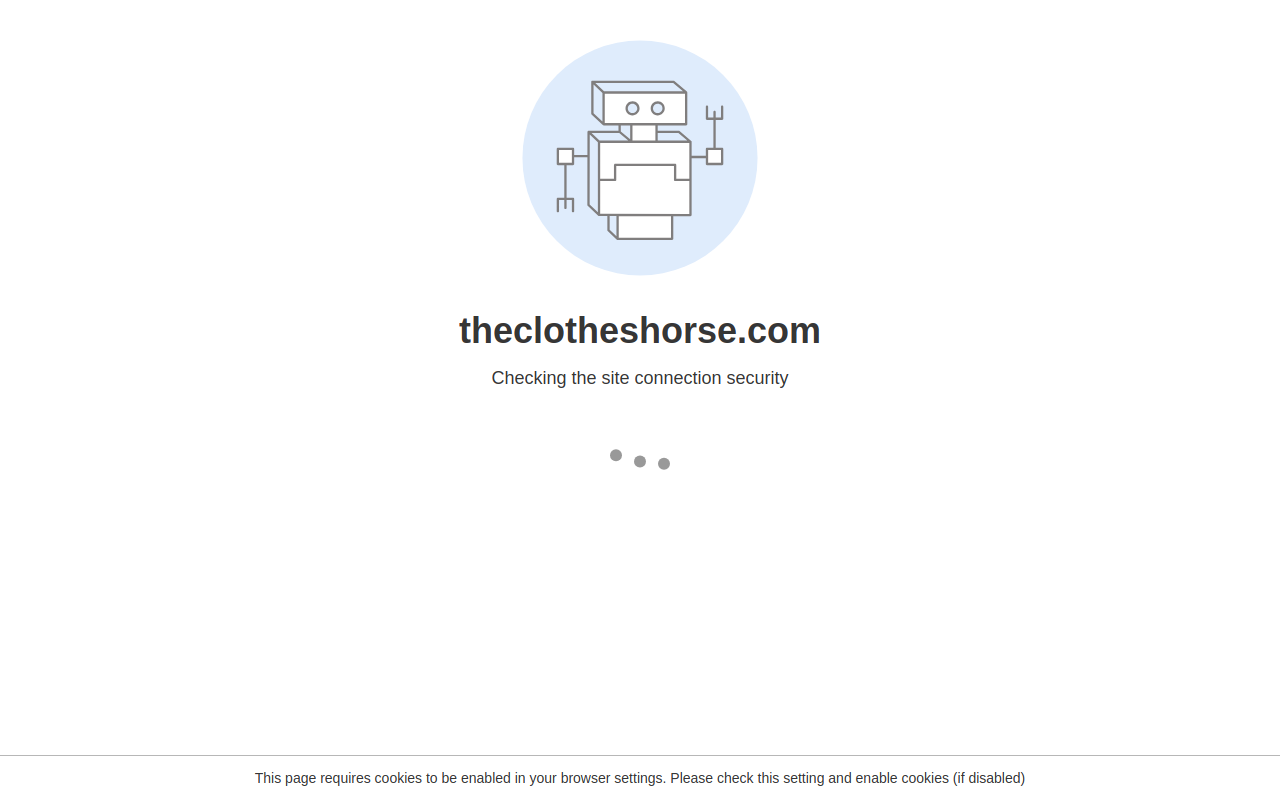 The Clothes Horse website preview