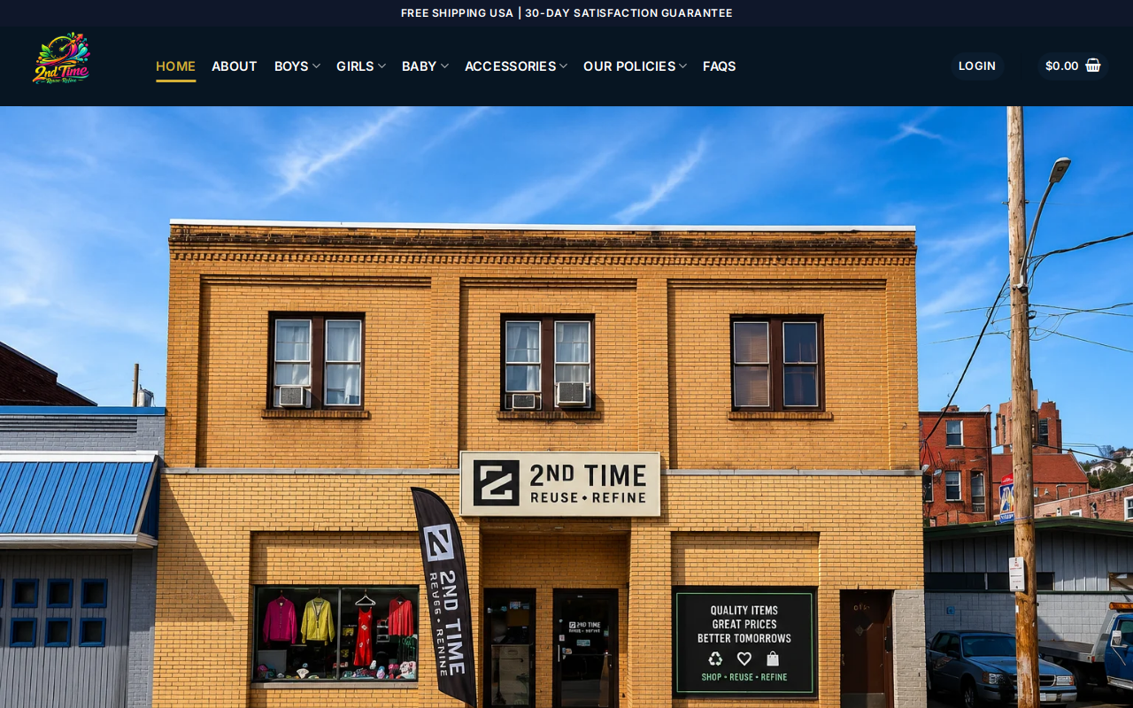 2nd Time website preview