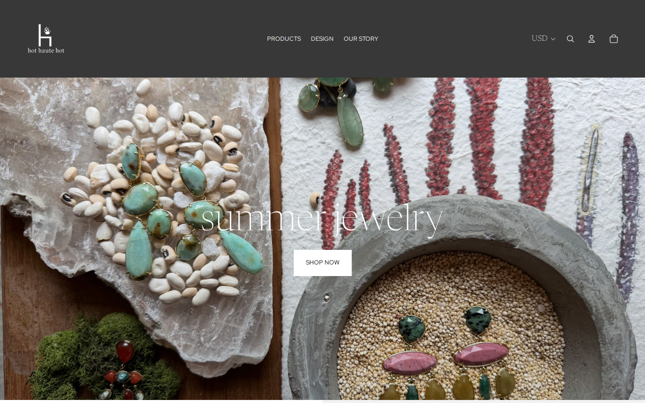 Hot Haute Hot website preview