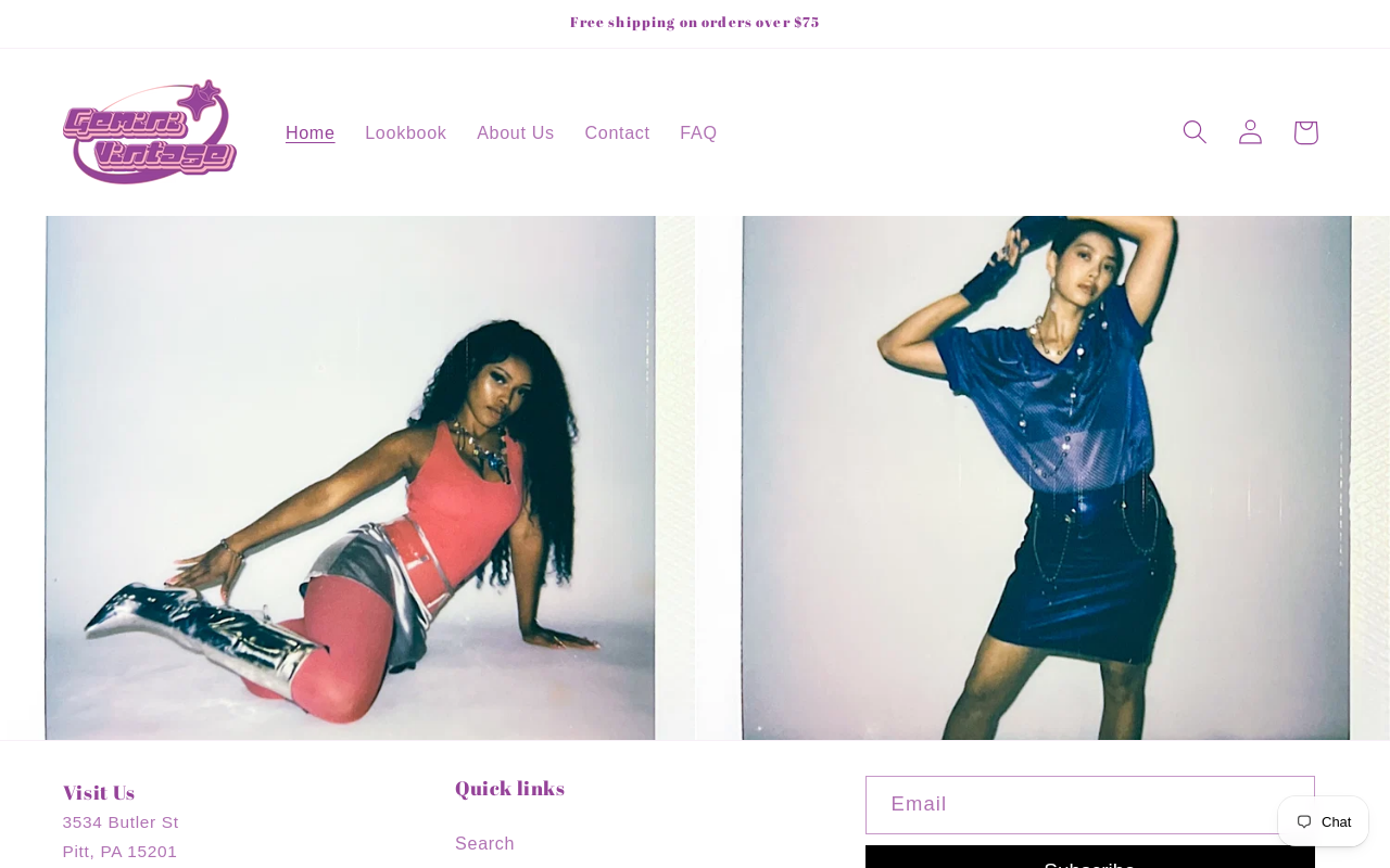 Gemini Vintage website preview