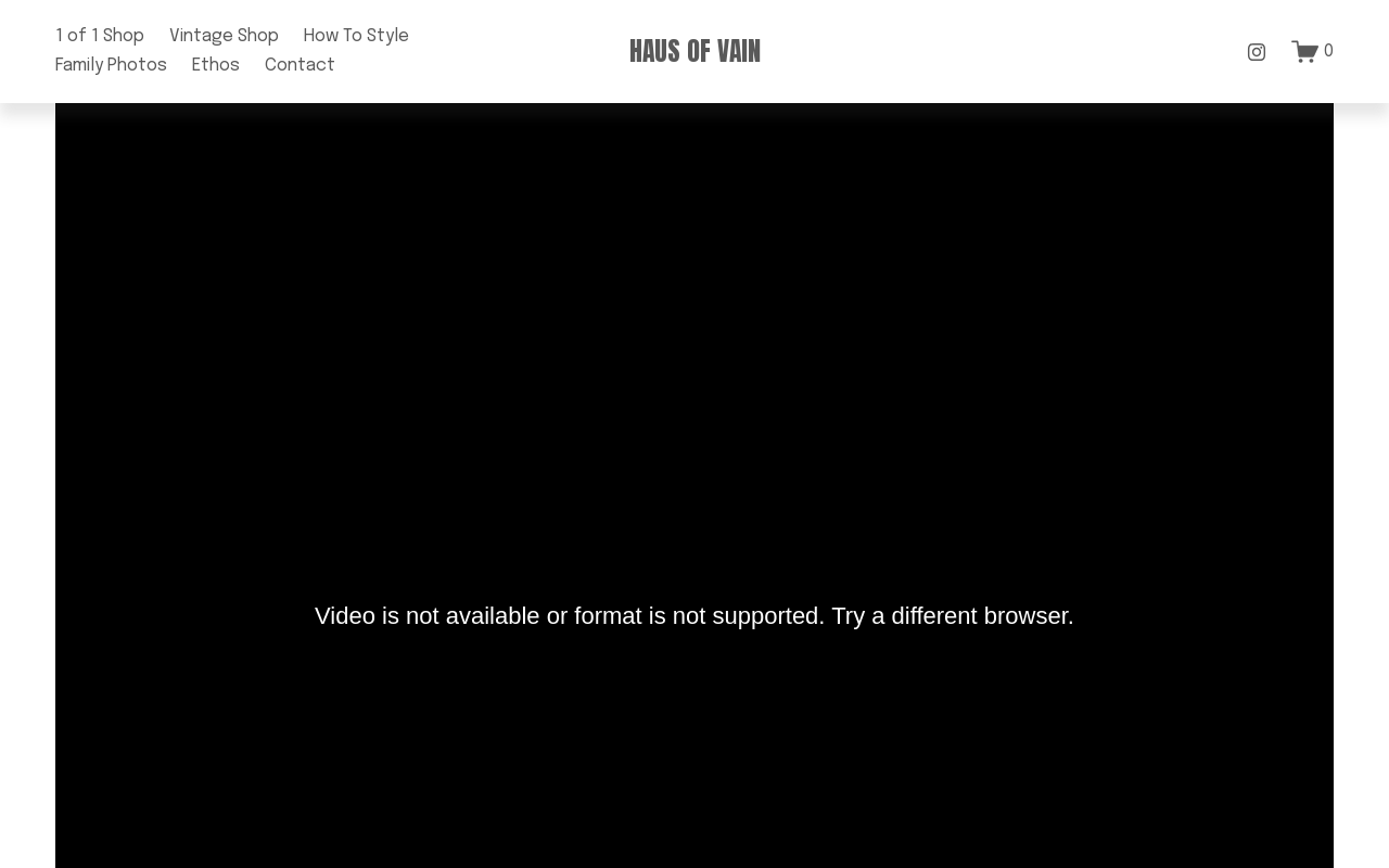 Haus of Vain website preview