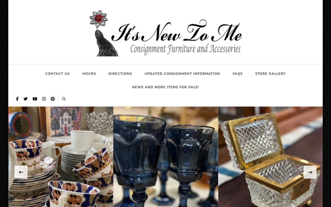 It's New To Me website preview