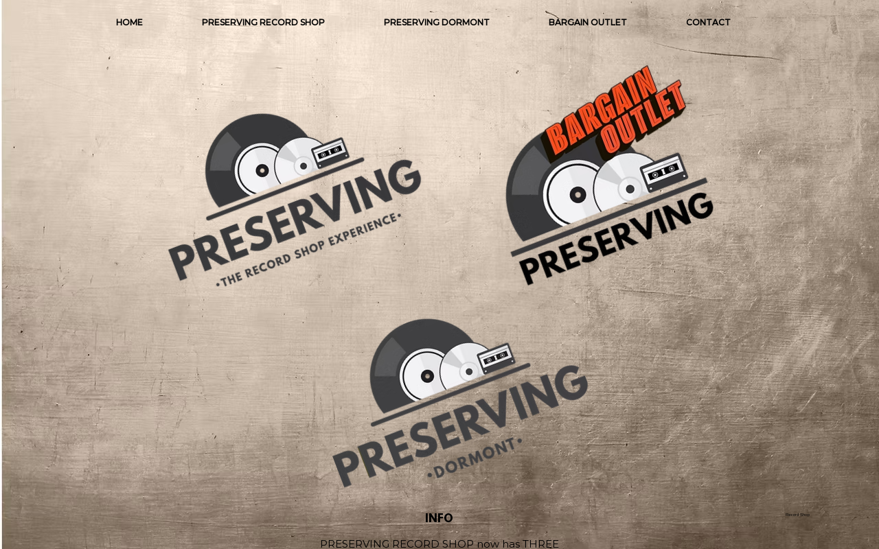 Preserving Vinyl website preview
