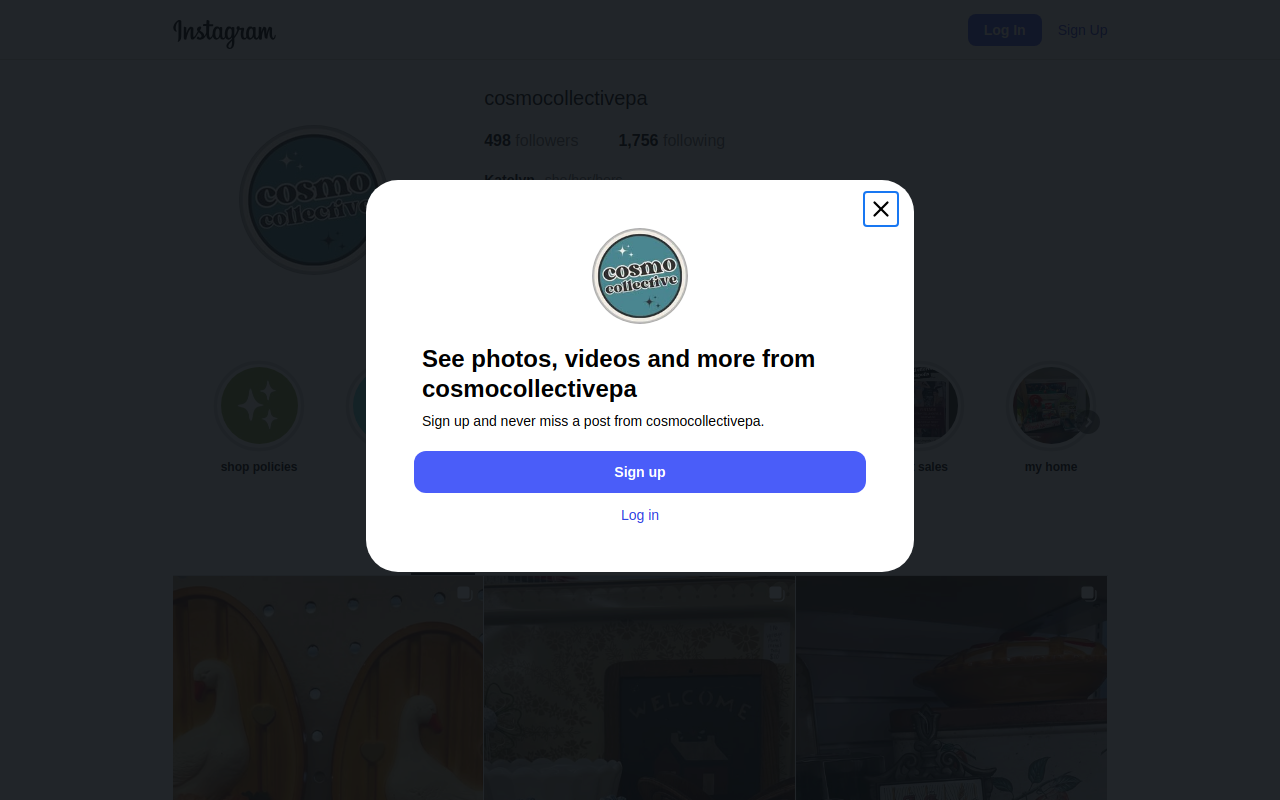 cosmo collective website preview