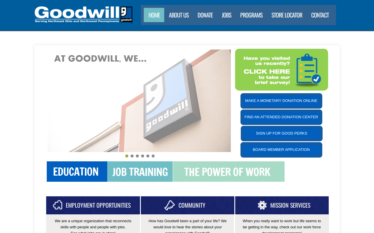 Goodwill Titusville Pa website preview