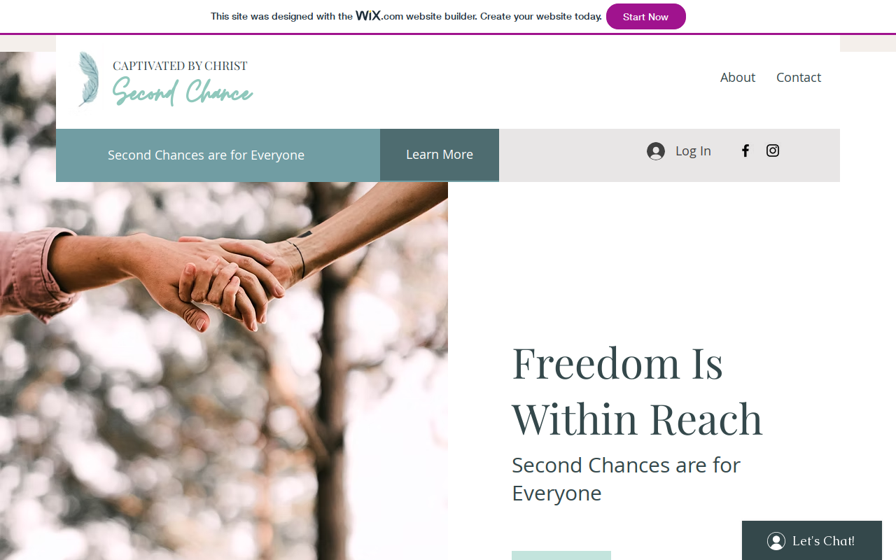 Captivated By Christ - Second Chance Boutique website preview