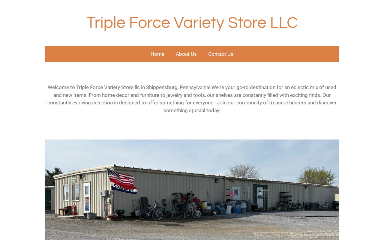 Triple Force online consigners website preview