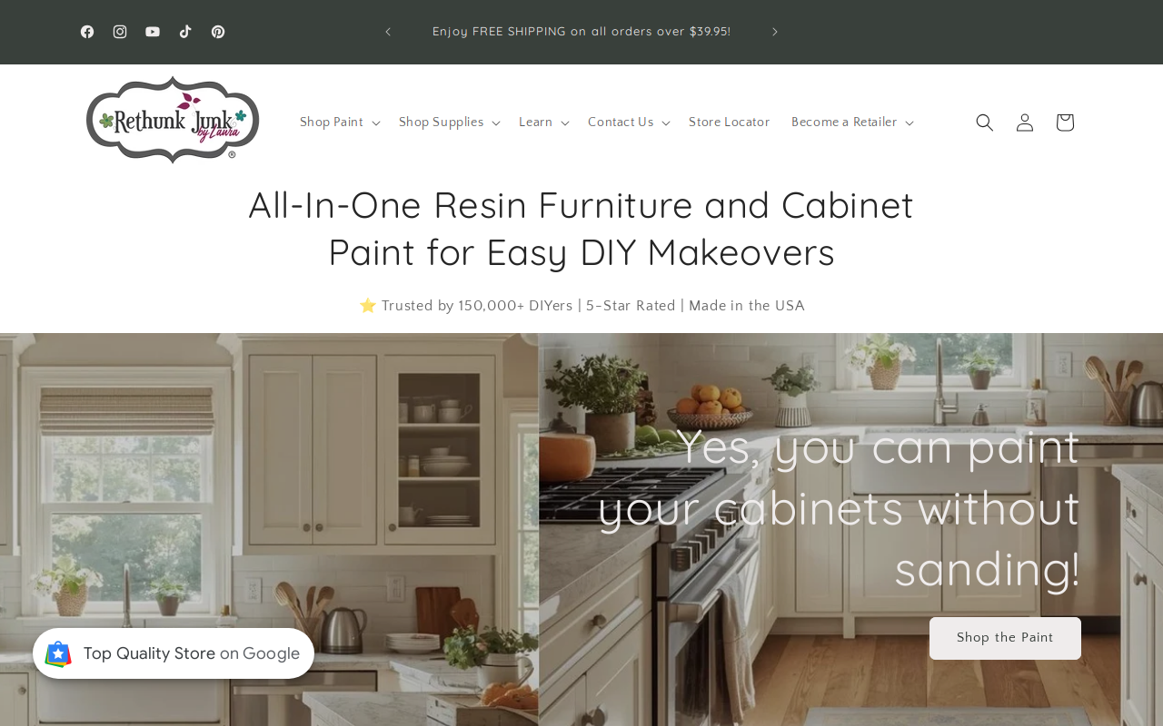 Good's Refurbished Furniture and Collectibles website preview