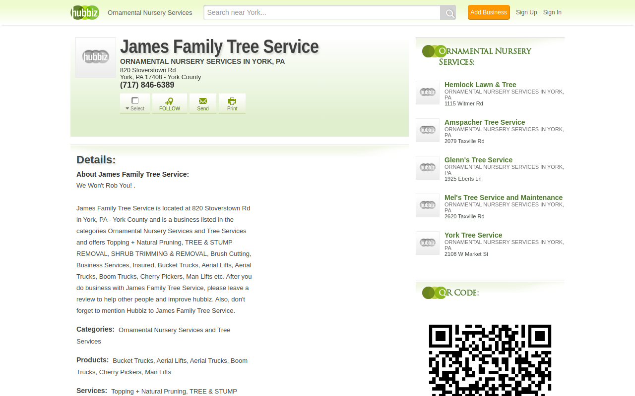 The Family Clothes Tree website preview