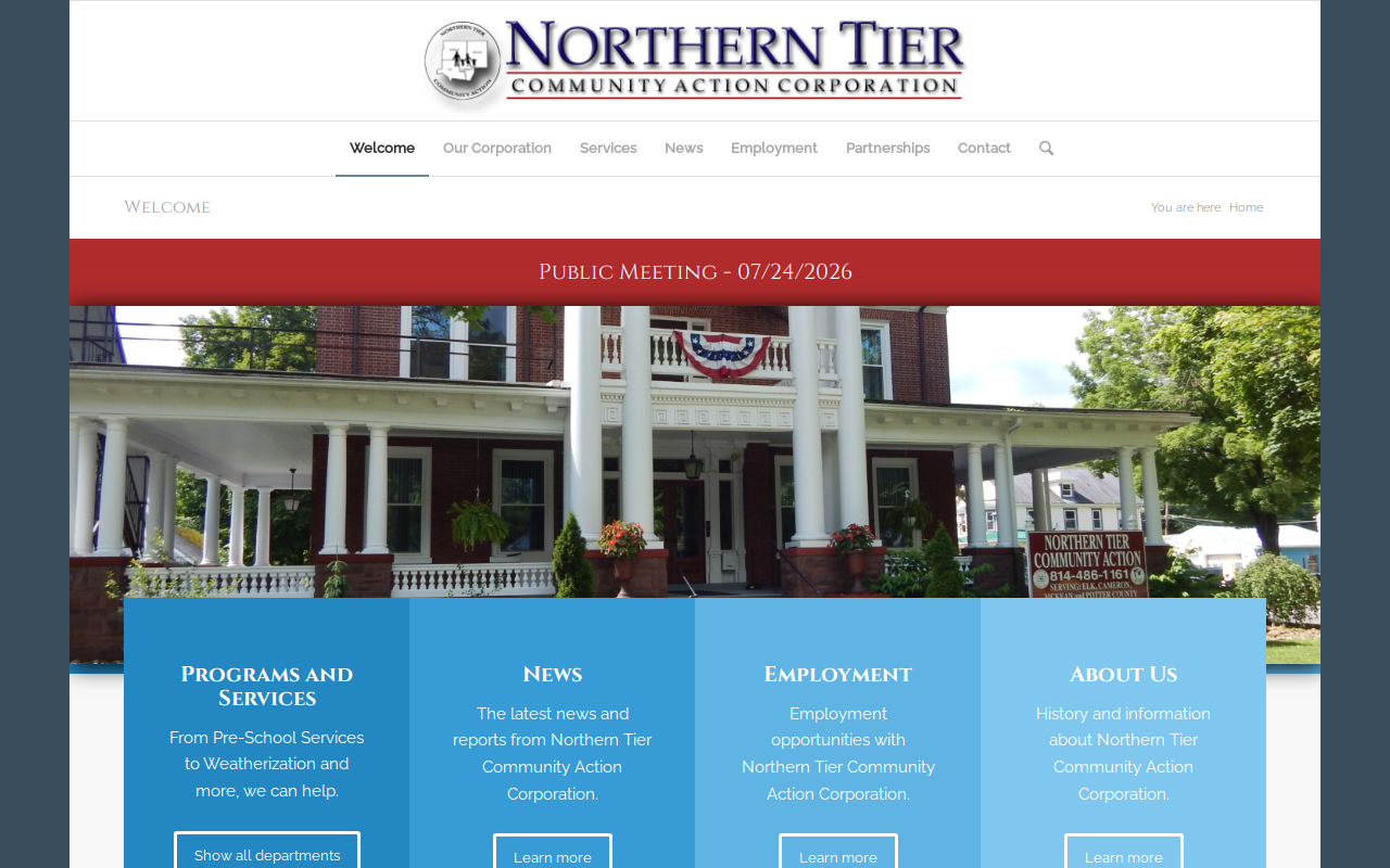 NTCH Thrift Store website preview