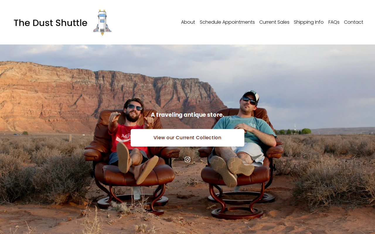 The Dust Shuttle website preview