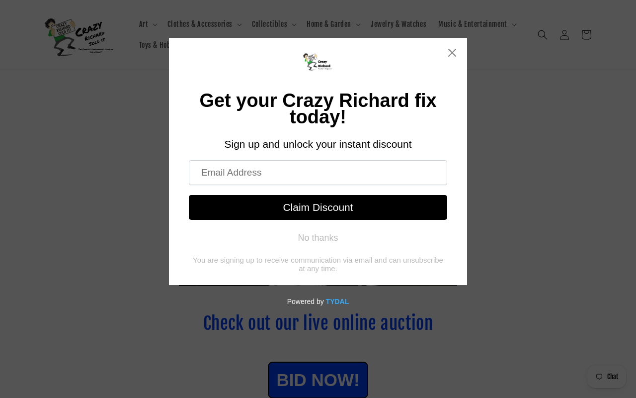 Crazy Richard Sold It website preview