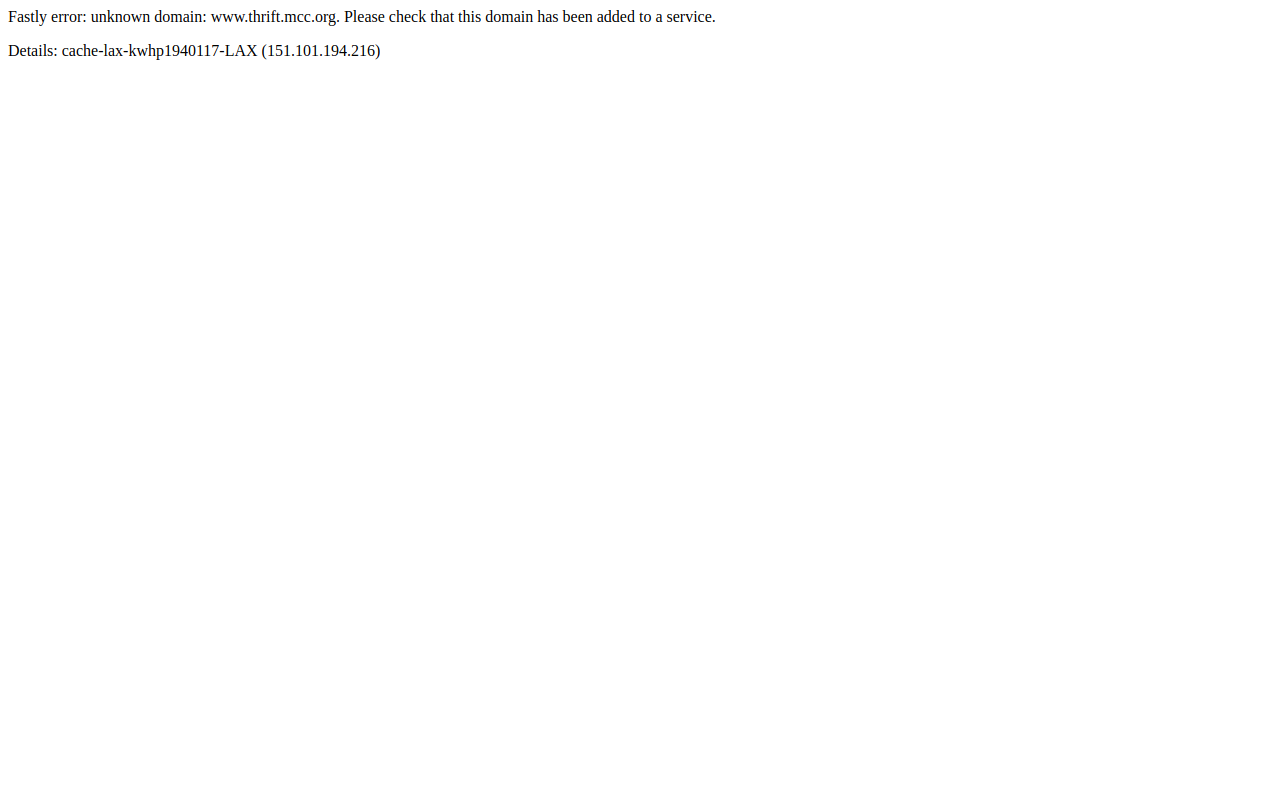 Columbia Re-Uzit Shop website preview