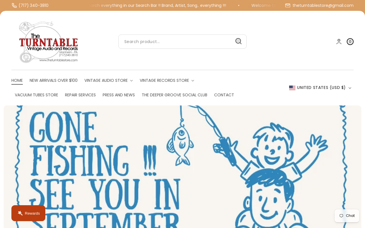 The Turntable Store website preview