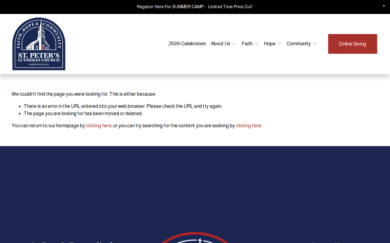 St. Peter's Thrift Shop - North Wales website preview
