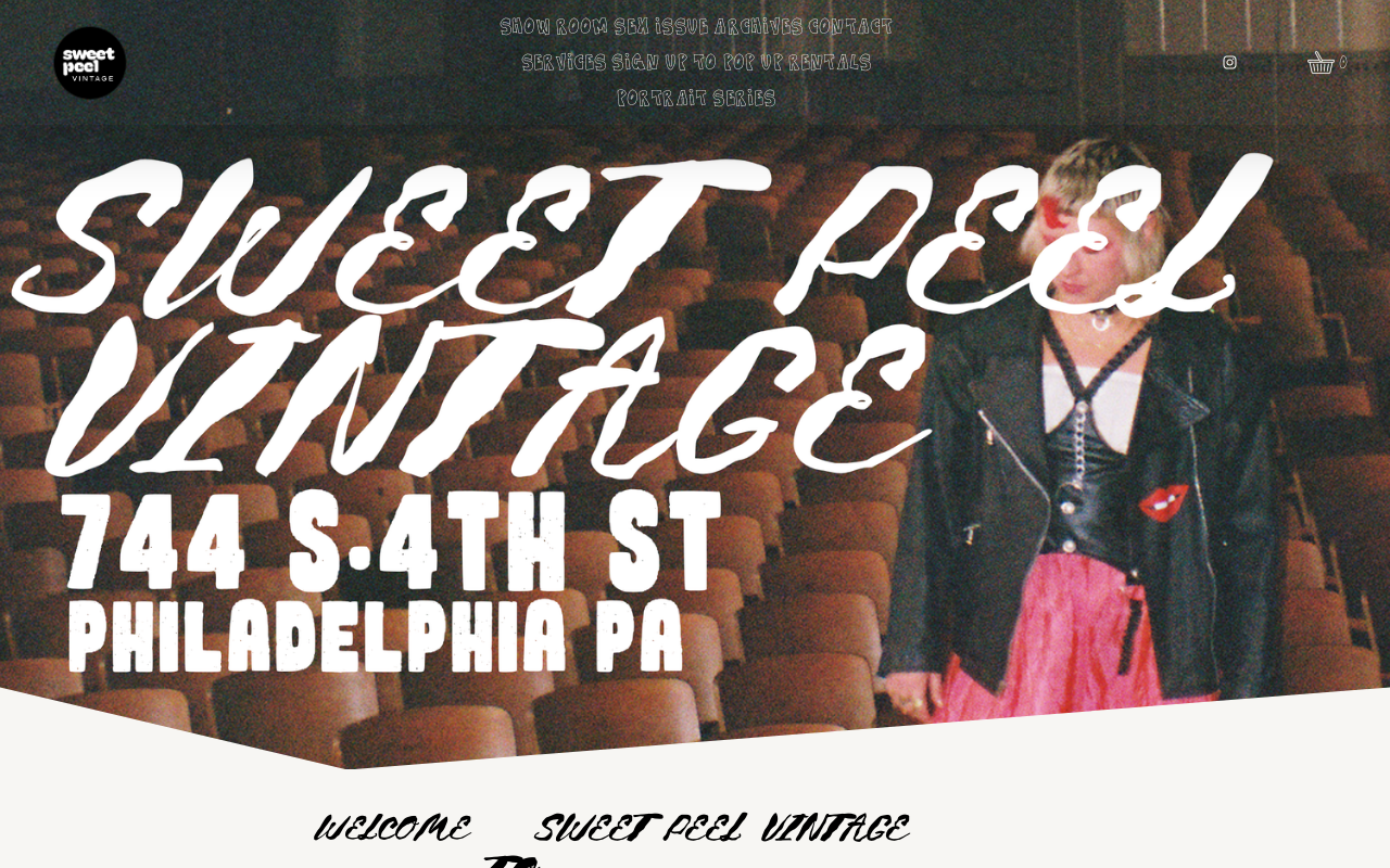 Philly Vintage Bazaar website preview