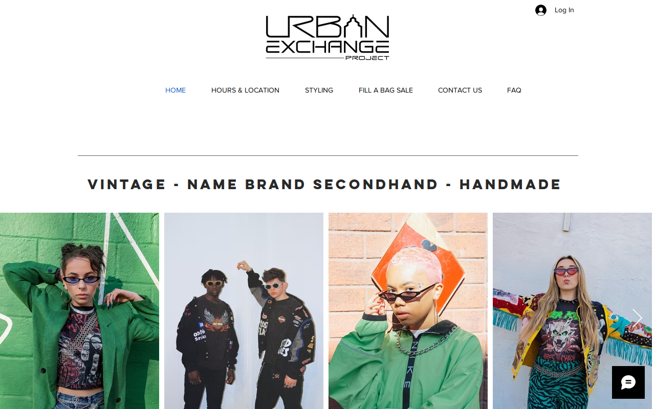 Urban Exchange Project website preview