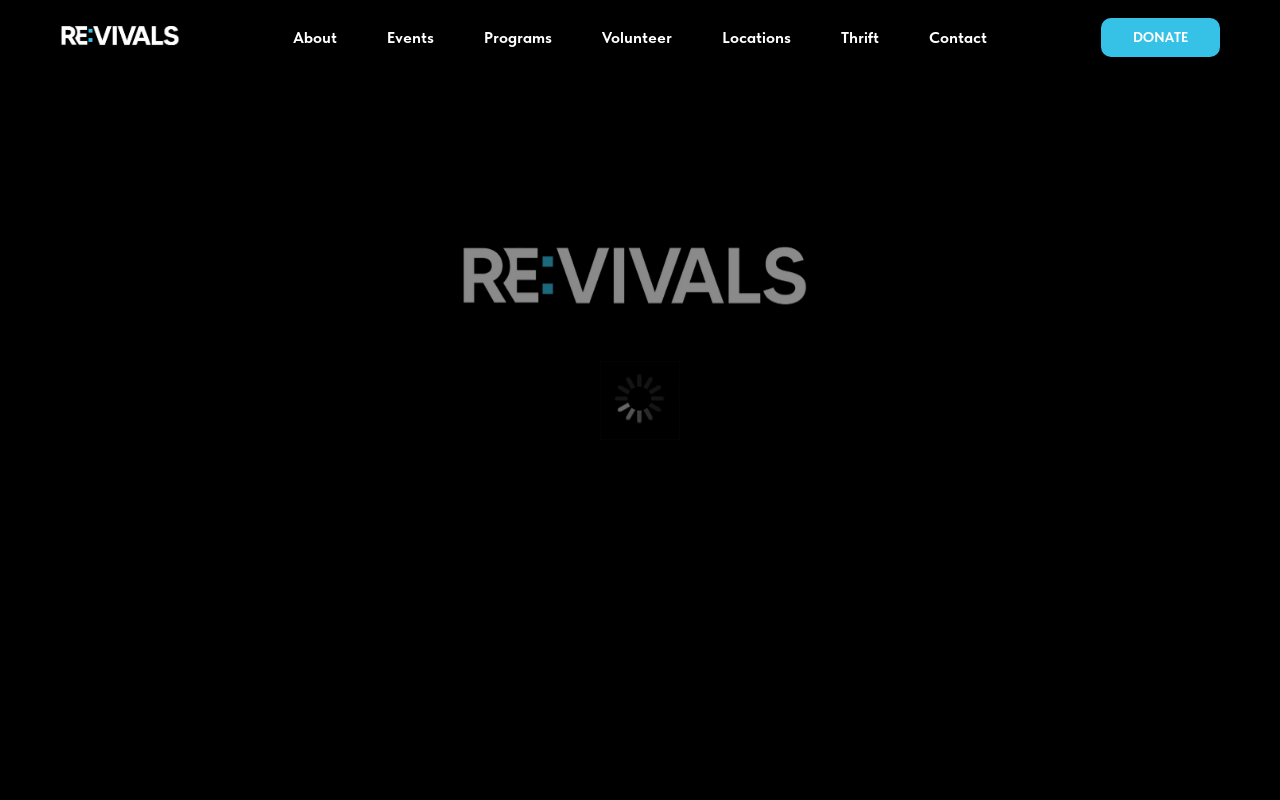 Revivals Thrift website preview